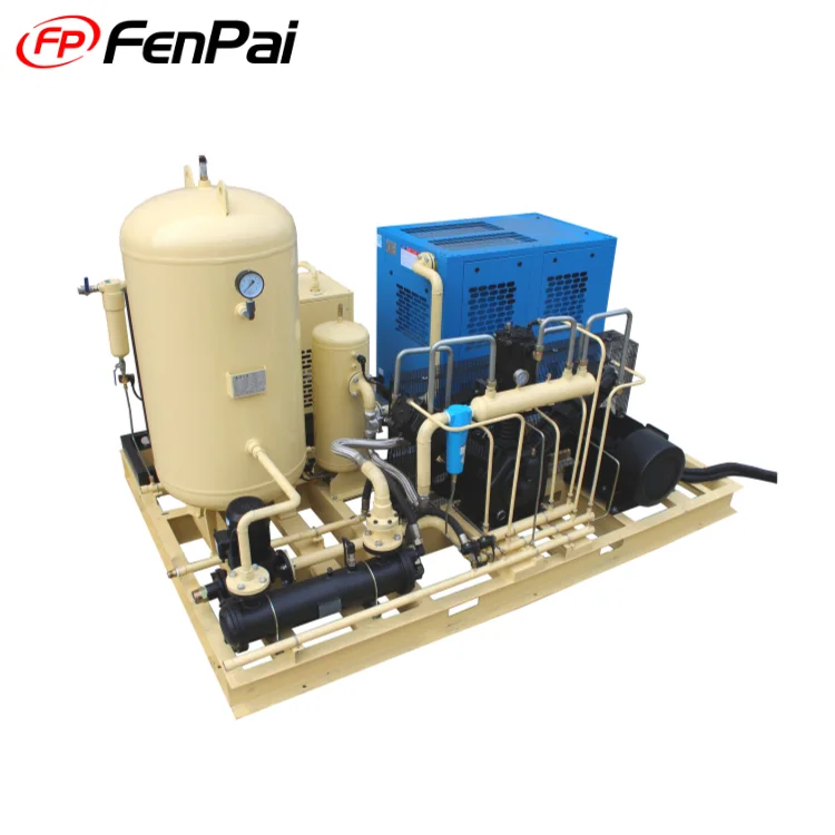 30bar booster high pressure compressor water cooler compressor cooling