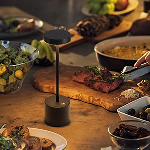 Creative Led Table Lamp Cordless Desk Lamps Rechargeable Portable Restaurant Luxury Modern Romantic Dinner Light Table Desk Lamp