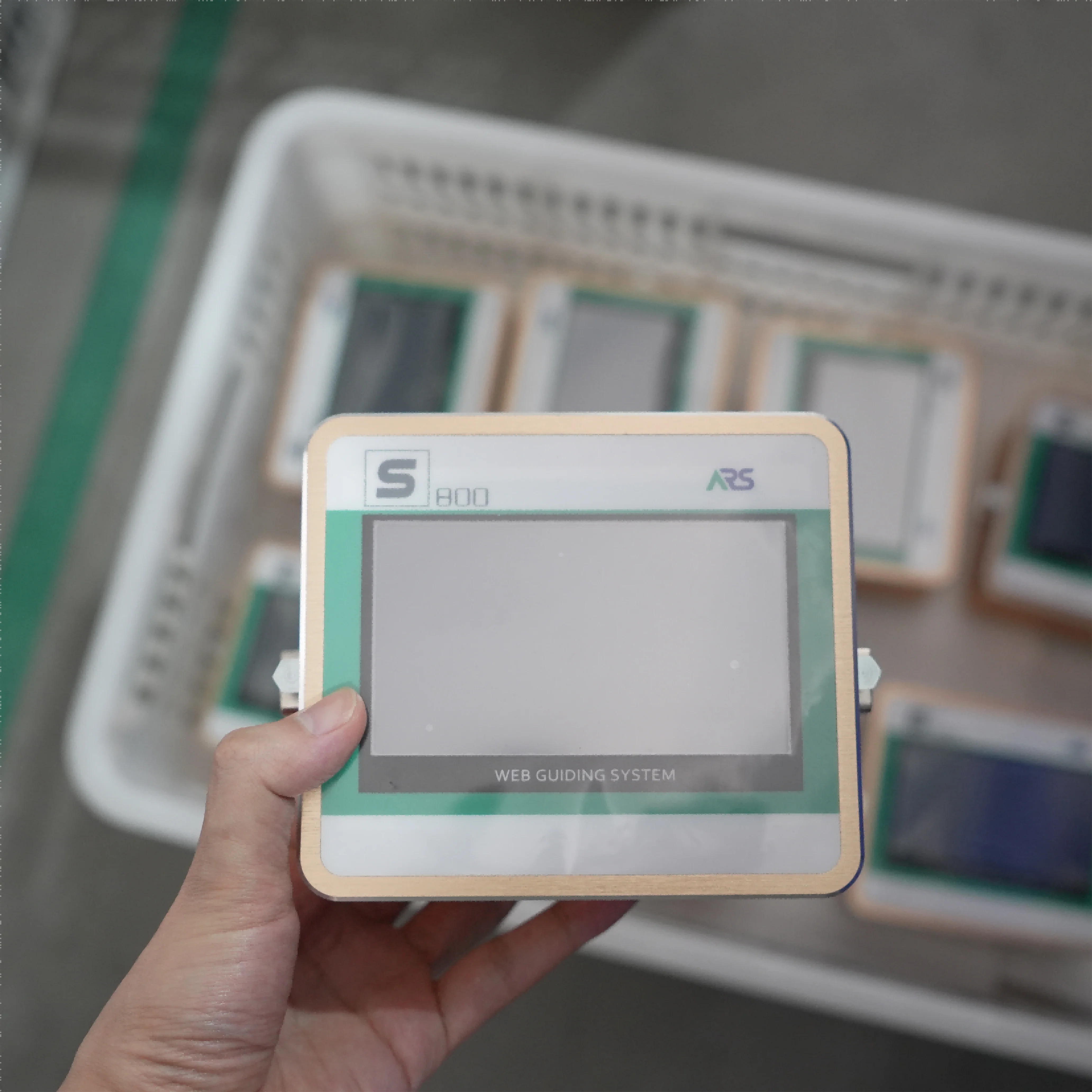 New ultrasonic photoelectric web guide system deviation control tension magnetic powder brake clutch matching