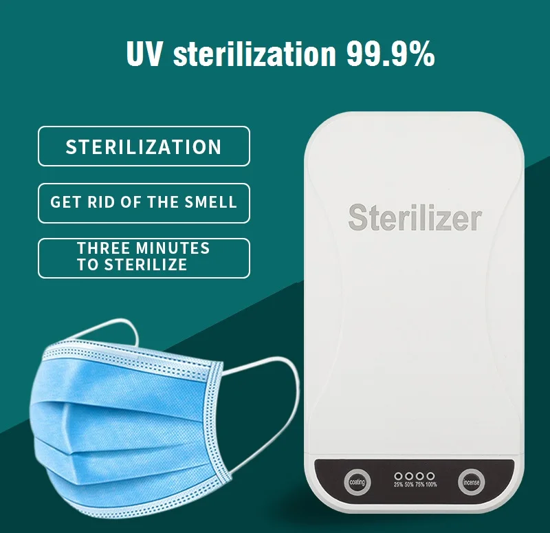 2020 new uv light  ultraviolet sterilizer and uv sterilizer box for phone-mask-keys