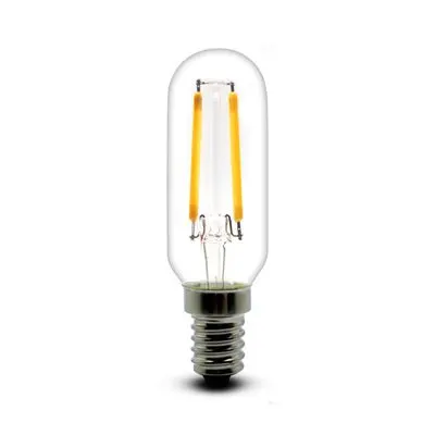 New lighting hot sell small dimmable vintage 2W 4w  E12 E14 LED Filament Bulb T25 with ce rohs saa