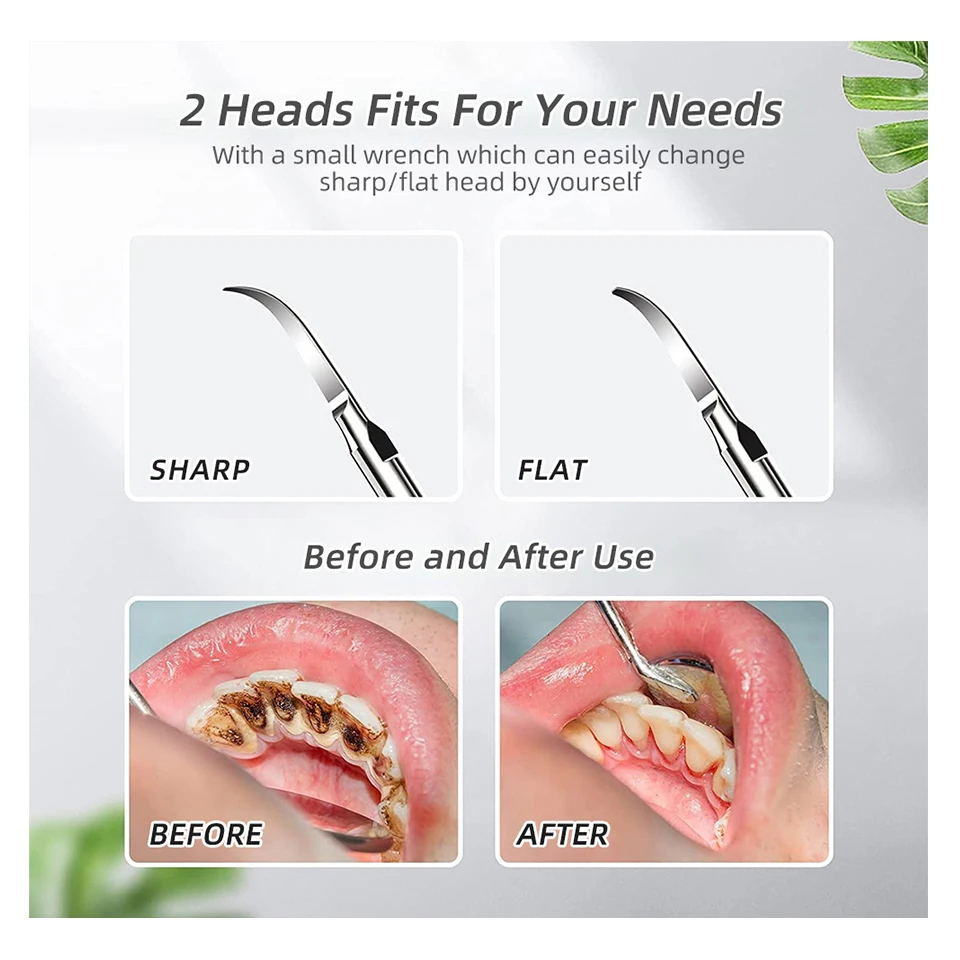 Electric Tools Sonic Tooth Portable Teeth Calculus Plaque Remover Tartar Ultrasonic Dental  For home use