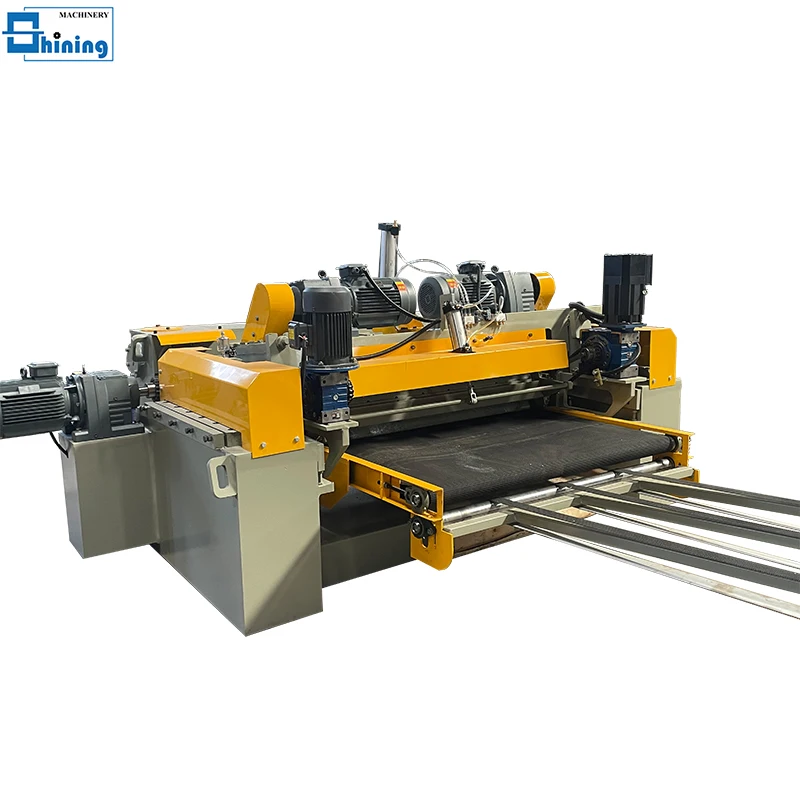 Wood small veneer log peeling spindless machine