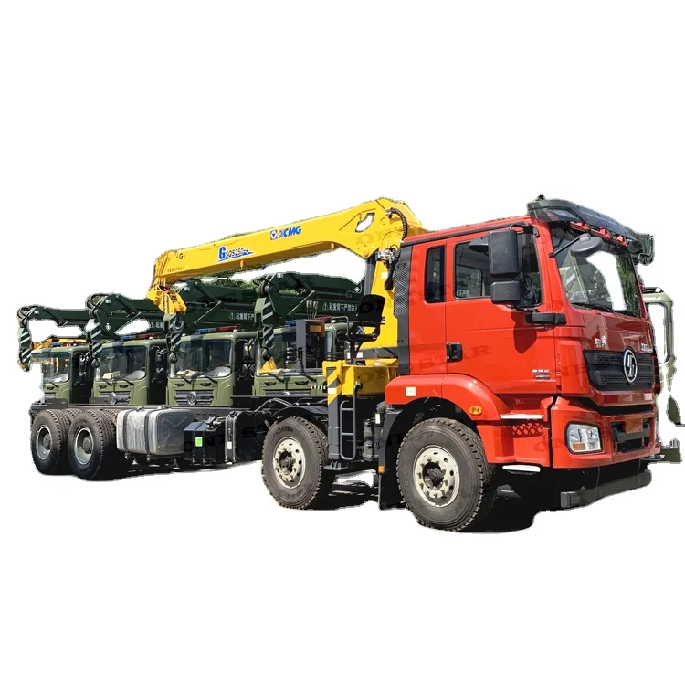 
SINO 8x4 Cargo Heavy Truck Chassis Mounted Crane for Heavy Loading 