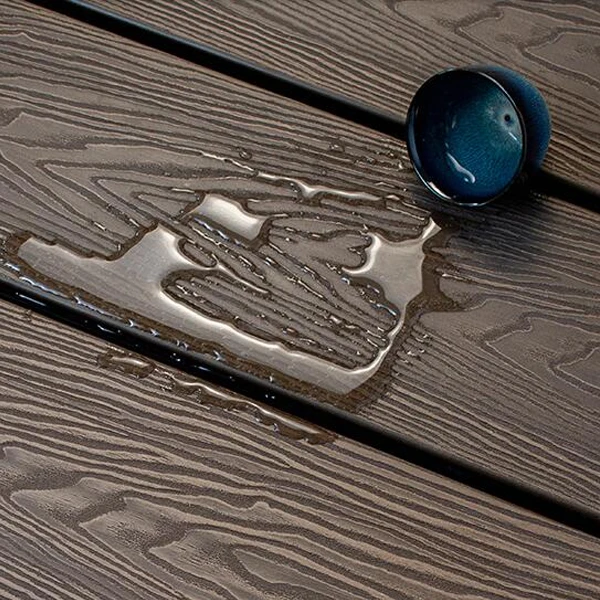 Outdoor WPC decking Waterproof Garden Anticorrosive Balcony WPC Flooring More Colors