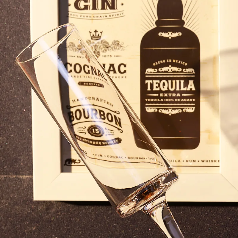 Classical Champagne Flutes Hand Blown  6oz Clear Crystal Champagne Glasses Gift for Wedding Anniversary Christmas