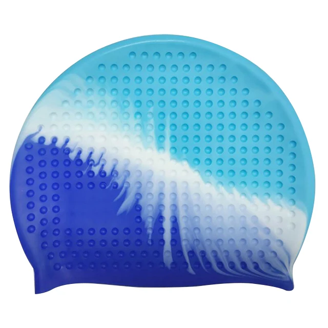Swim Sport Adult Waterproof Silicone Swim Cap Funny Silicone Swimming Cap