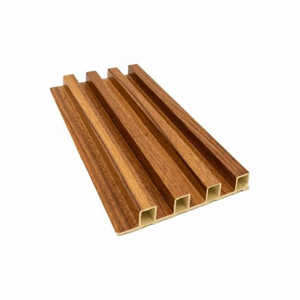 Fluted wall panel Ready to ship Low price waterproof wooden Interior decoration materials 3D wpc wall panel decking wpc fence