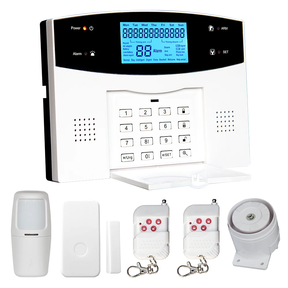 2019 лучшая Беспроводная сигнализация 433 МГц датчик WIFI + GSM + PSTN система сигнализации с защитой от непогоды испанское руководство пользователя «сделай сам»