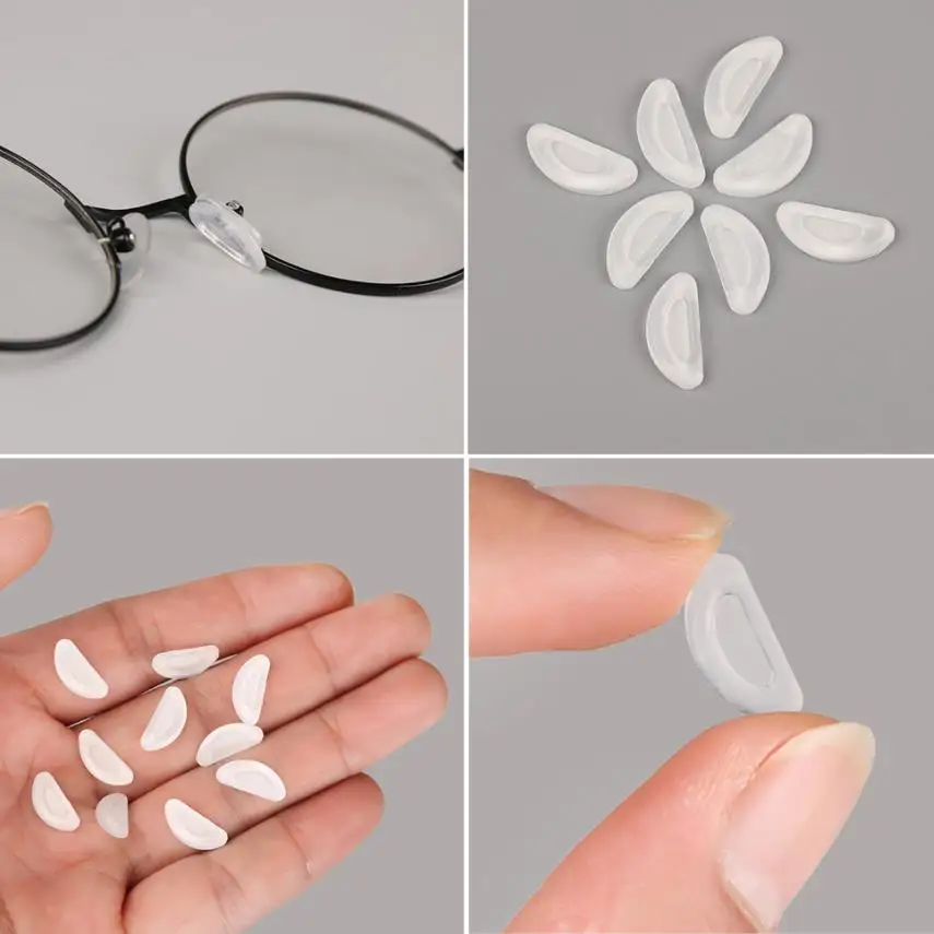 Силиконовые носоупоры, противоскользящие очки, силиконовые носоупоры для спортивных очков, силиконовые резиновые носоупоры в форме d