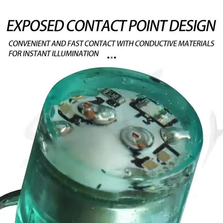 Mini Deep Drop Underwater Cylindrical Waterproof Fishing Lure Light For Attracting Flashing Fish Trap  Light