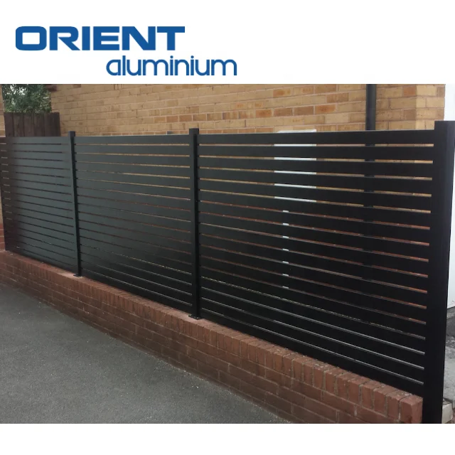 modern design aluminium fence privacy screen high quality powder coating aluminium fence panels direct factory