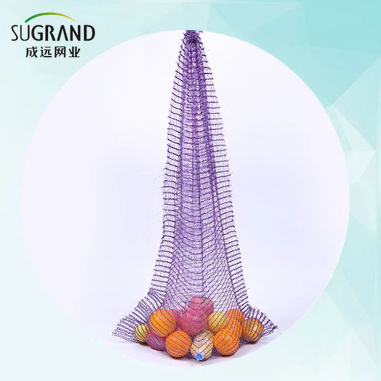 20kg 25kg 30kg onion potato packing large mesh bag with drawstring