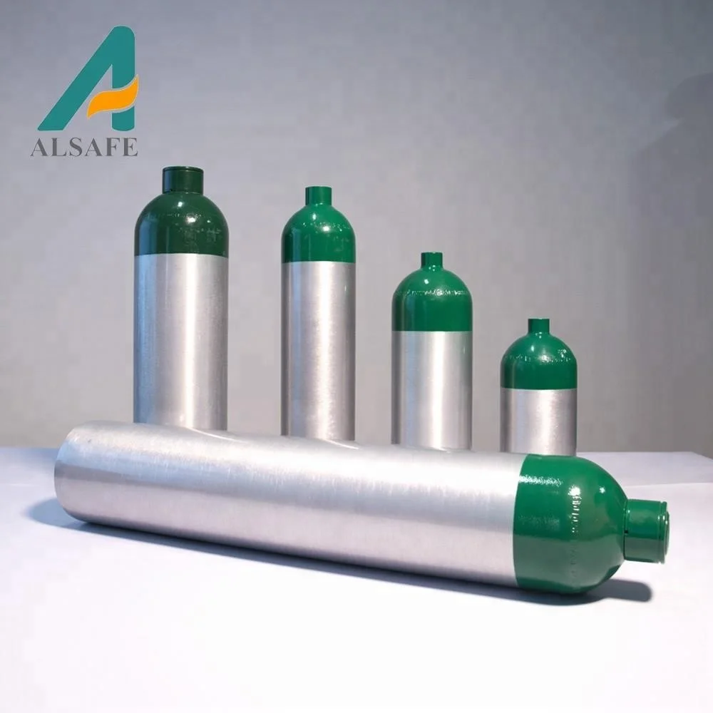 Alsafe high pressure mri COMPATIBLE cylinder D size medical oxygen cylinder