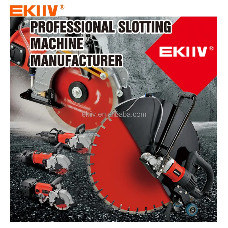 EKIIV Heavy-Duty 175mm Wall Cutting Machine with 4000W Power for Fast and Efficient Concrete Demolition and Construction