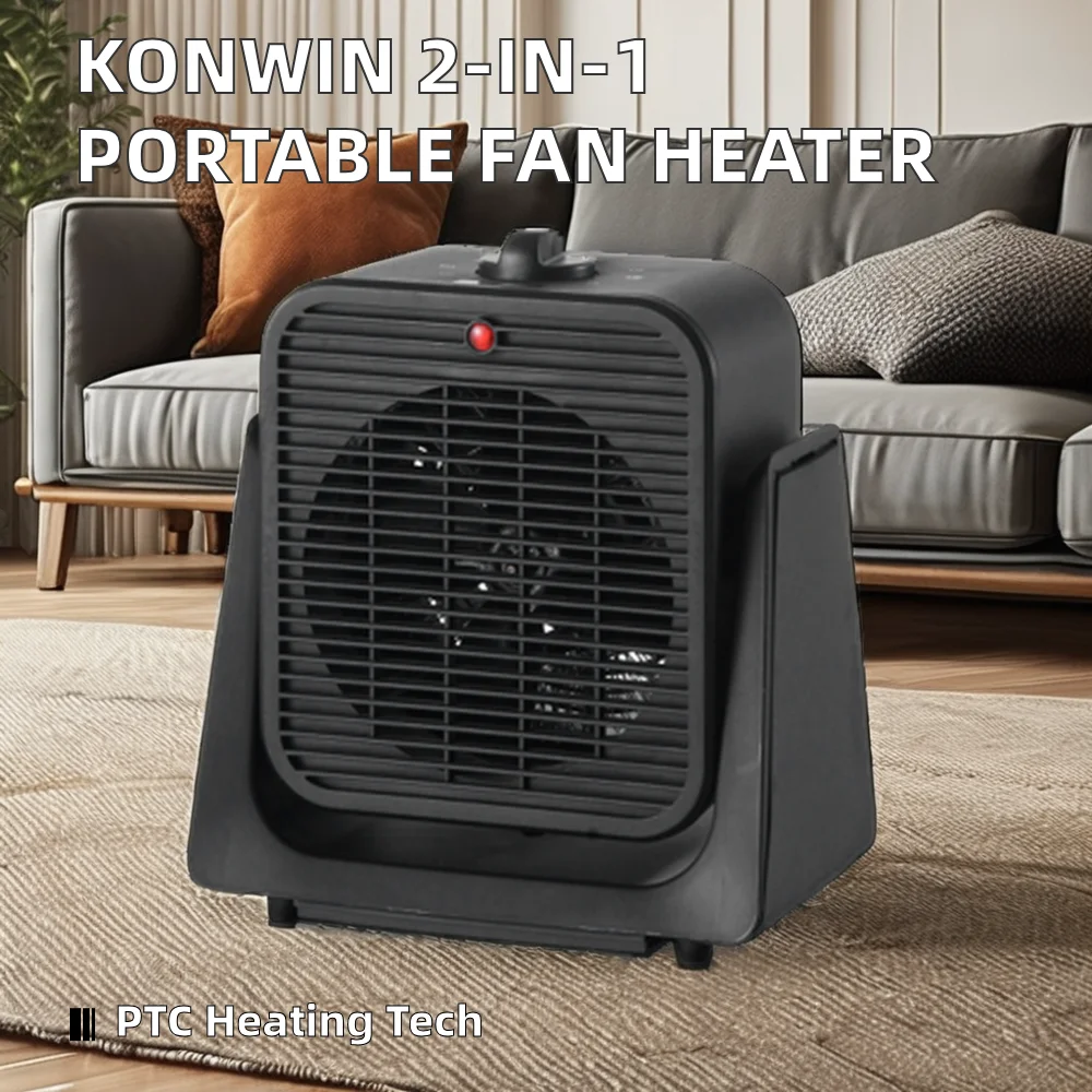 Portable Electric Infrared Heater Hot and Cold for Home Room Desktop or Office EU Plug Outdoor Use