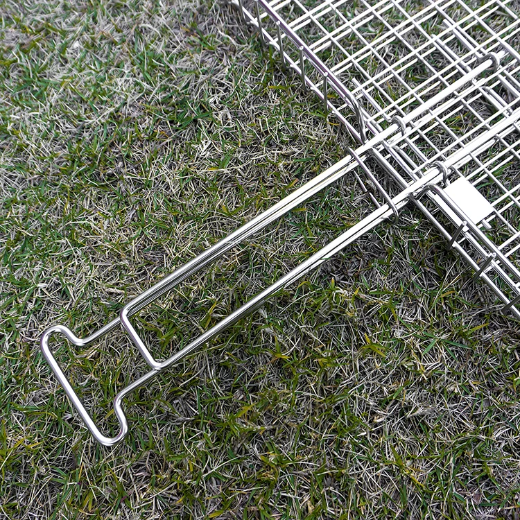 New Dtylr Stainless Steel Folding BBQ Barbecue Grill Mesh