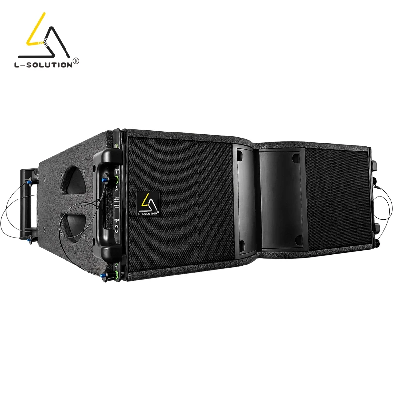 Active Two Way Line Array Speakers 8 inch Long Throw Loudspeaker Complete  Sound System Digital Amplifier Audio Speaker