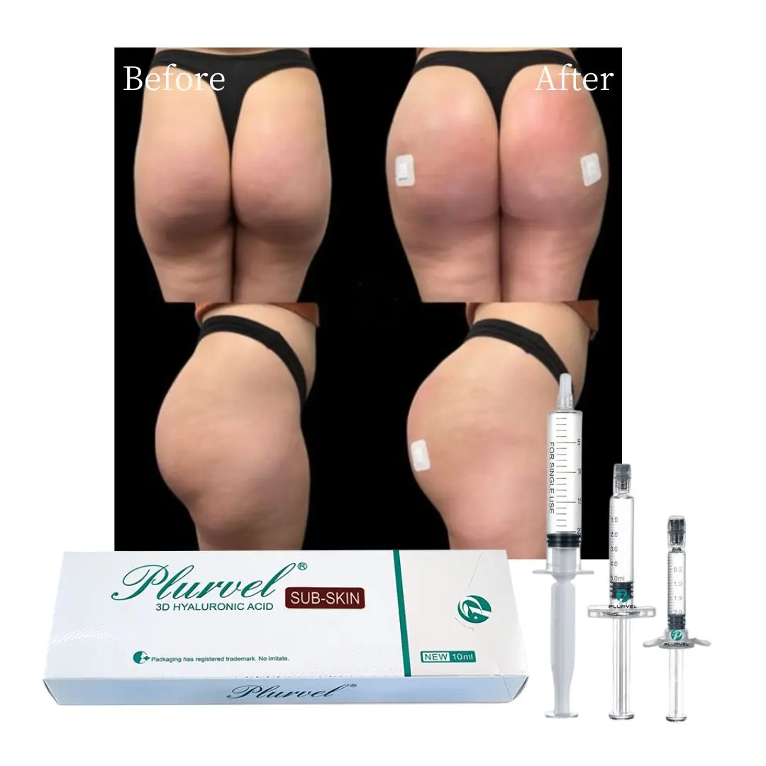 PLURVEL oem supported Injectable 10ml Dermal Filler Acid Buttocks Injection Buttock Injectable For Best butt filler