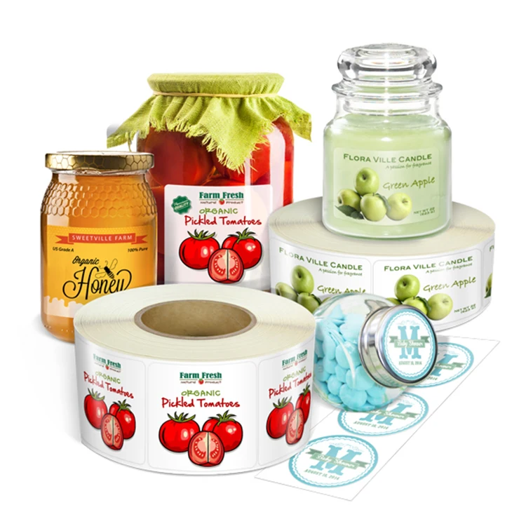Личные торжеств Jam Jar продукт самоклеящиеся этикетки стикер