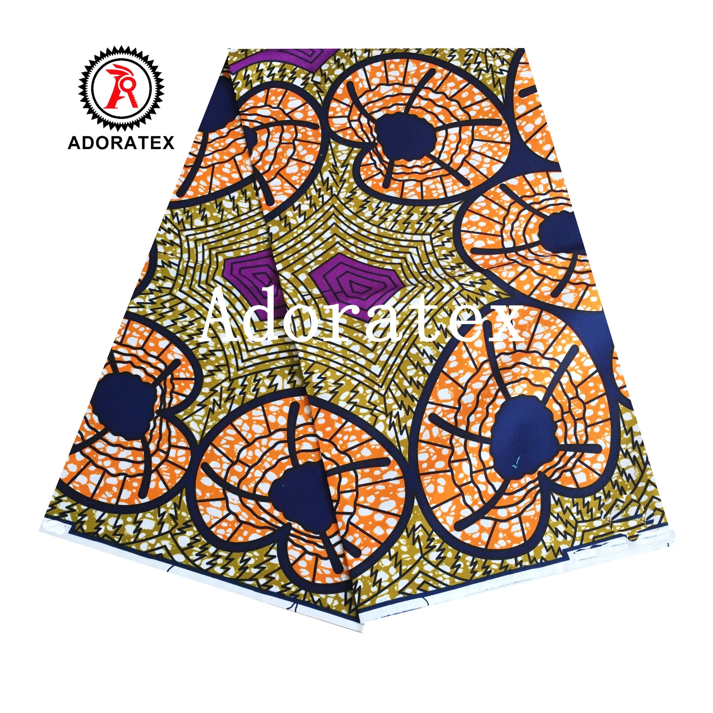 
New chic fabrics textiles 100% cotton african wax prints fabric 