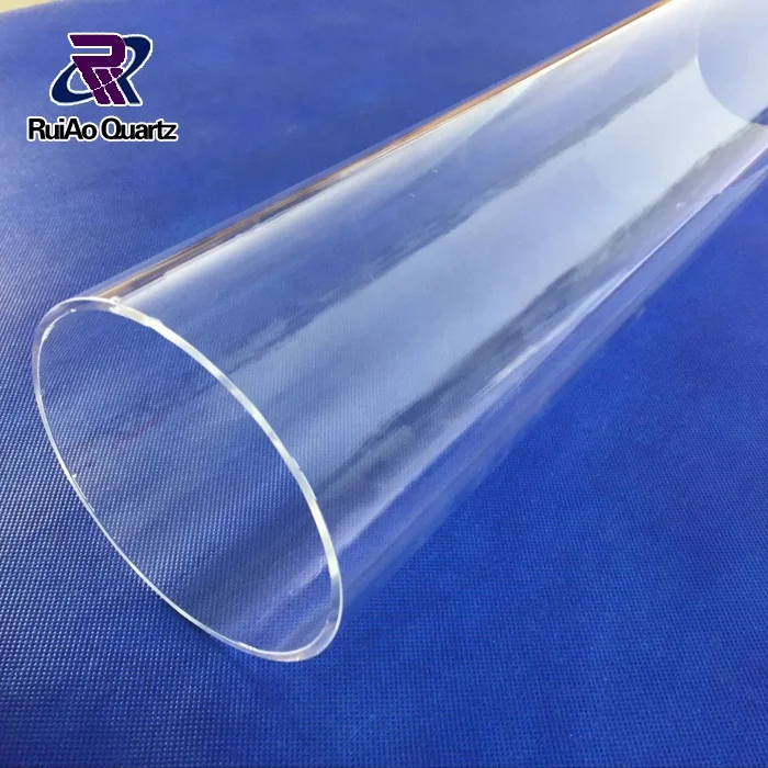 Good quality large diameter quartz glass tube factory manufacture quartz pipe