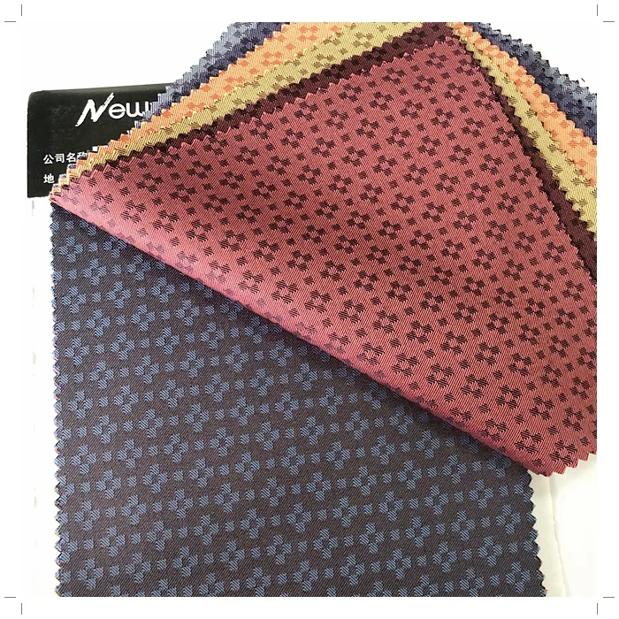
Modern design fancy unique check small houndstooth jacquard fabric for men suit 