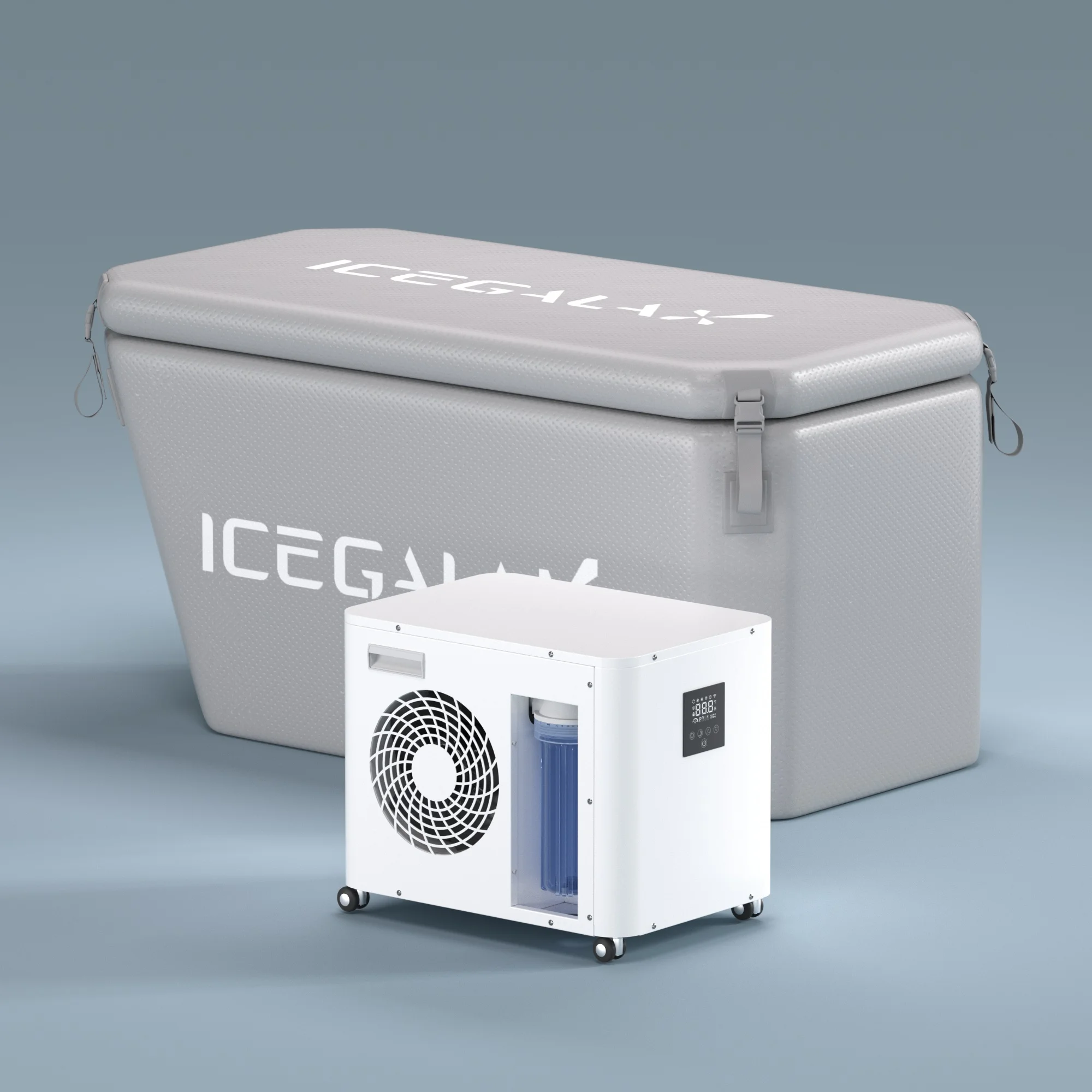 ICEGALAX Угловая ванна со льдом Портативный ПВХ холод погружной ванны надувные для фитнес восстановления криотерапия
