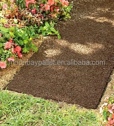 Recycled Rubber Permanent Garden Mulch Border