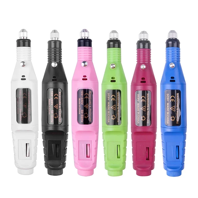 
New Model Professional Rechargeable Portable Electric Handpiece Slim Low Noise Hand Piece Recargable Drill Nail Bit 
