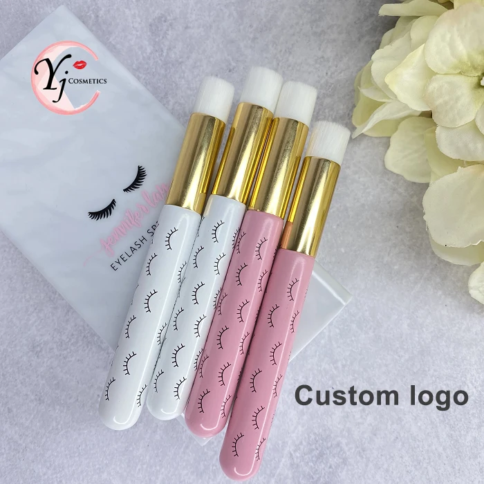 Oem черные точки, чистящие кисти для умывания носа, макияжа, ресницы, белые кисти для удлинения ресниц, очищающие кисти