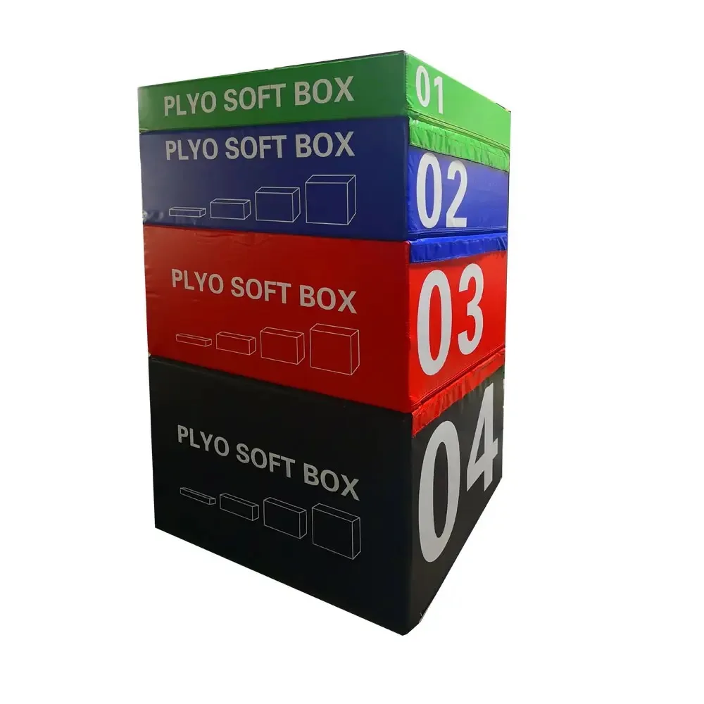 Whosale good Soft Box Fitness Plyometric Plyo Box PU+EPE 3 in 1 Soft Jump Box