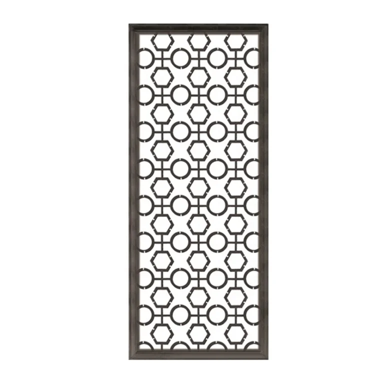 High quality stainless steel Chinese style office partition screen  Carved Metal Privacy Screens partition screen india