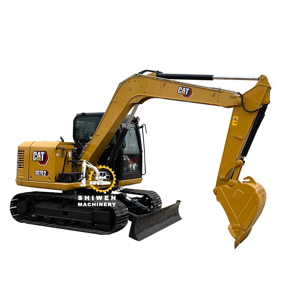 CAT 307e2 Mini Retroexcavadora Good Working Performance In Stock Caterpillar 307e 307e2 307.5 308 306 305.5 Used Excavator