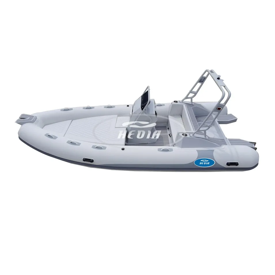 Rib 550 hypalon inflatable aluminium hull rib boat gommoni di lusso deep v rib boat 18 foot