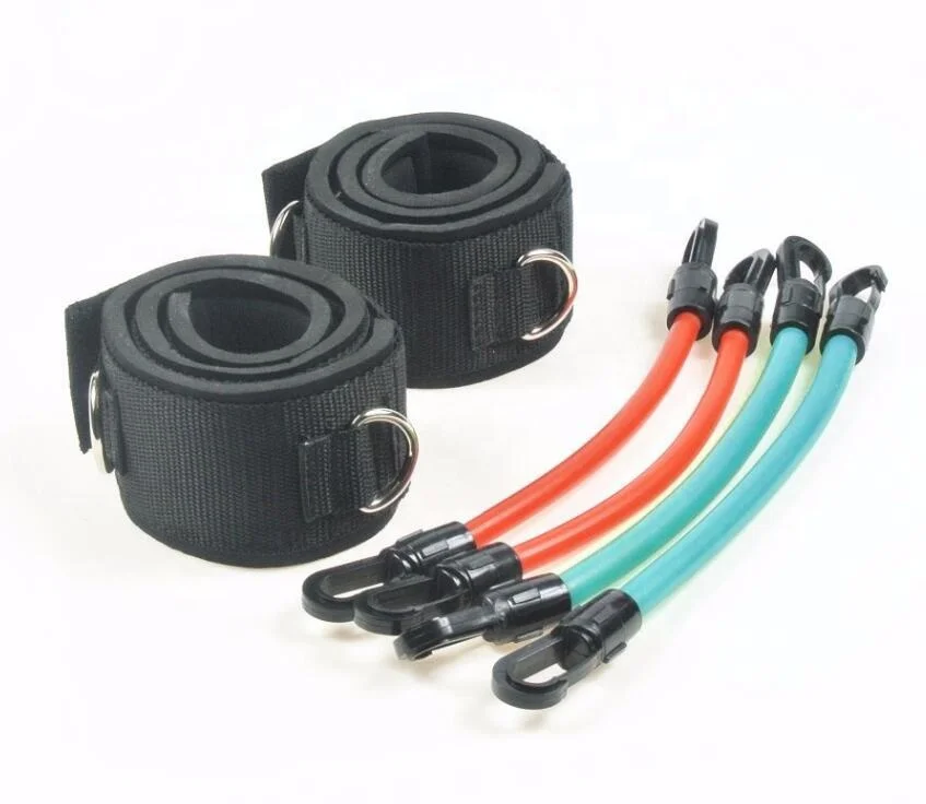 Agility Training Strength Ankle Straps Jump Trainer Fitness Kinetic Resistance Bands Leg Resistance Tubes