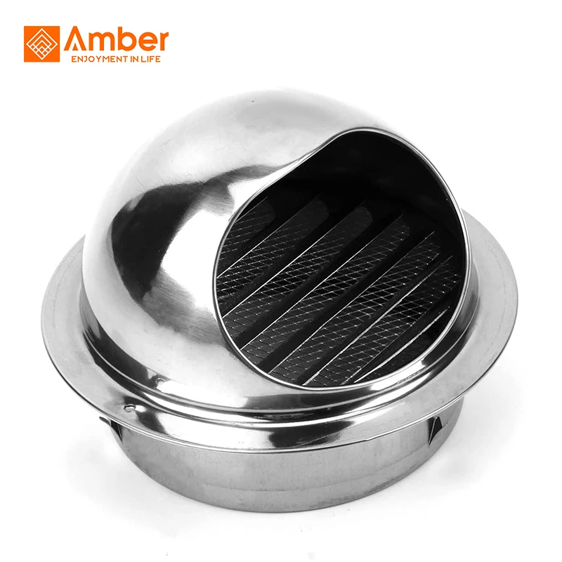 100 Mm Round Louver Air Vent Grille Ventilation Ceiling Wall Mount Air Outlet