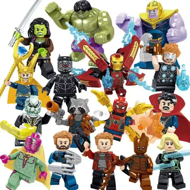Superheroes Series Building Blocks Set Mini Marvel