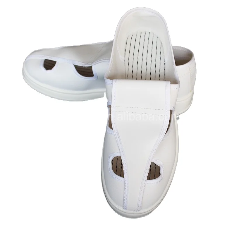 Breathable butterfly esd shoes antistatic shoes 4 hole
