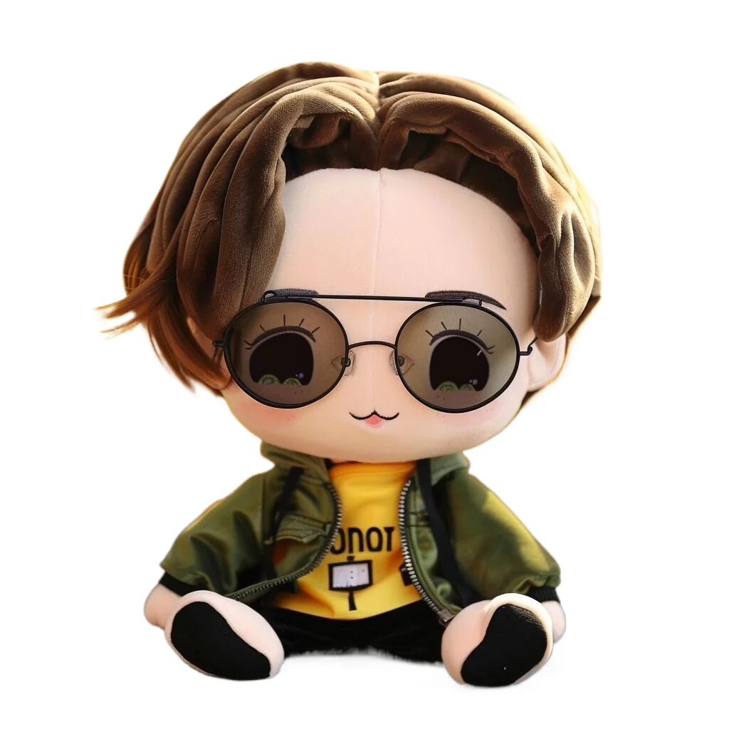 Custom Plushies Cool Soft Plush Dolls Low MOQ 20cm Handmade Plush Kpop Dolls