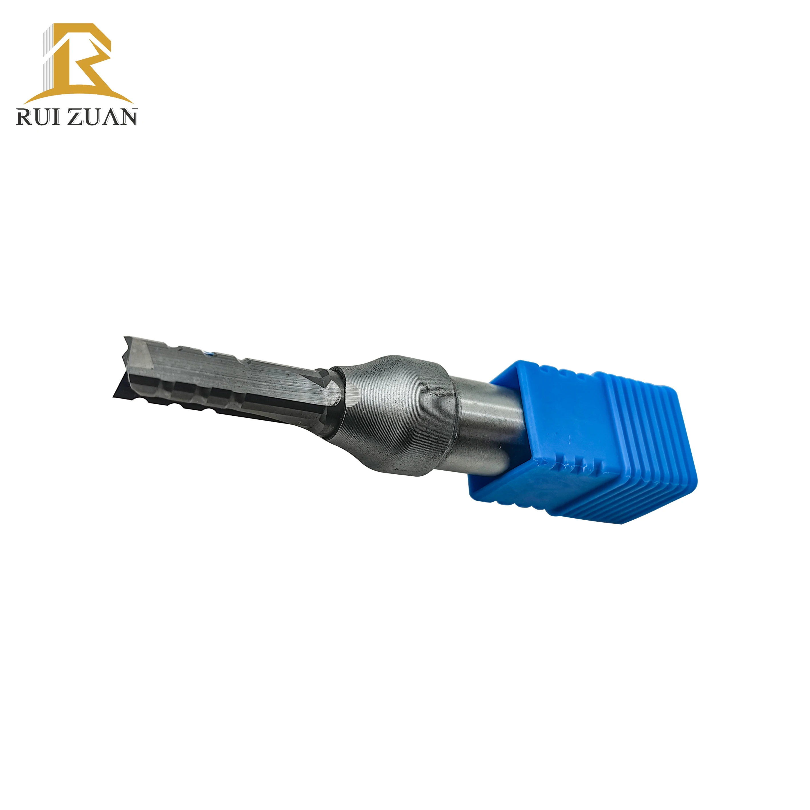 TCT three-blade cutting straight knife woodworking engraving machine high hardness tungsten steel wear 1/2 handle