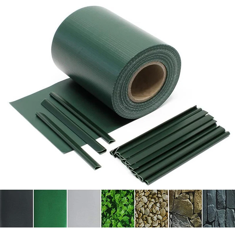 Uni-tarp PVC Tarpaulin Supplier Cheap Anti-UV PVC Fabric Tarpaulin PVC Strip Fence Cover for Garden Decoration and Protection