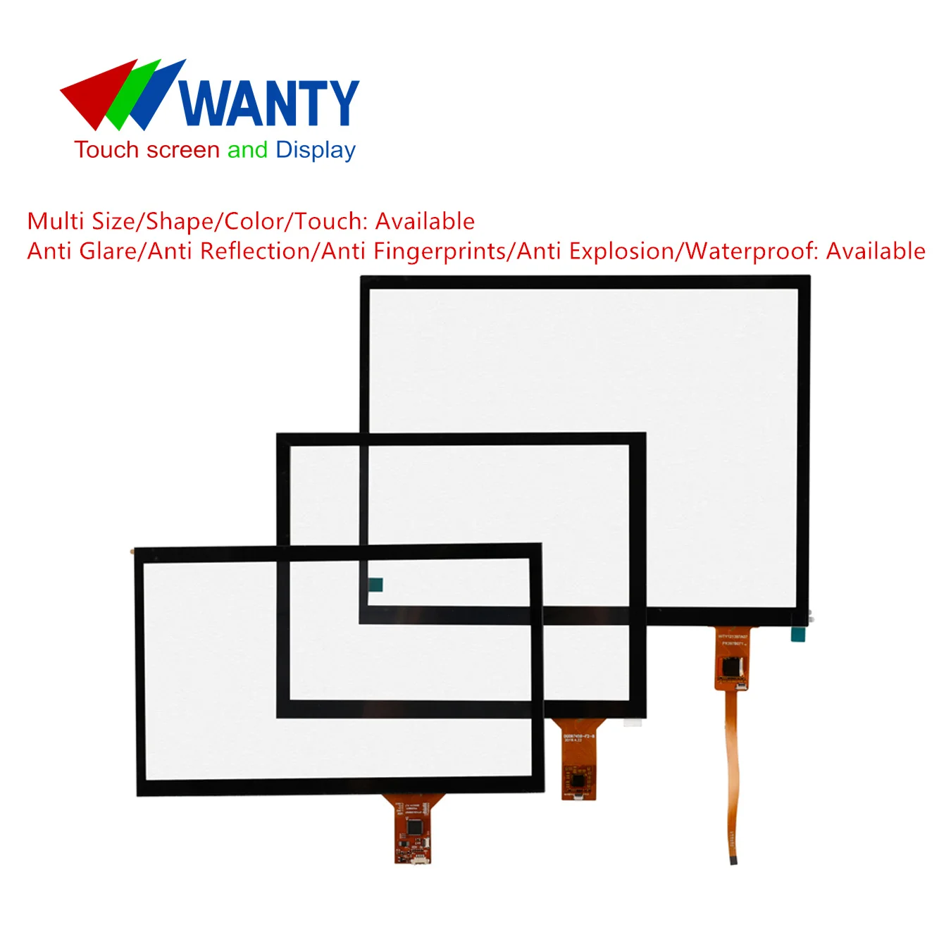 Customized Capacitive Touch Screen Panel For Advertising Machine