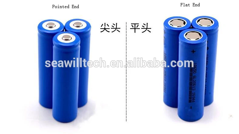 high quality lithium battery 18650 3.7v 1200mah for led light, street litht, e bike