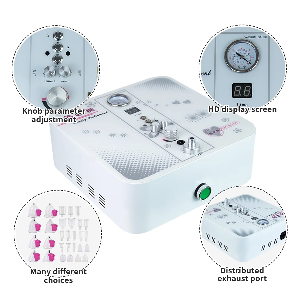 Proper Price Top Quality Vacuum Therapy Cupping Machine Commercial Butt Suction Machine Vacuum Therapy Buttocks Machine