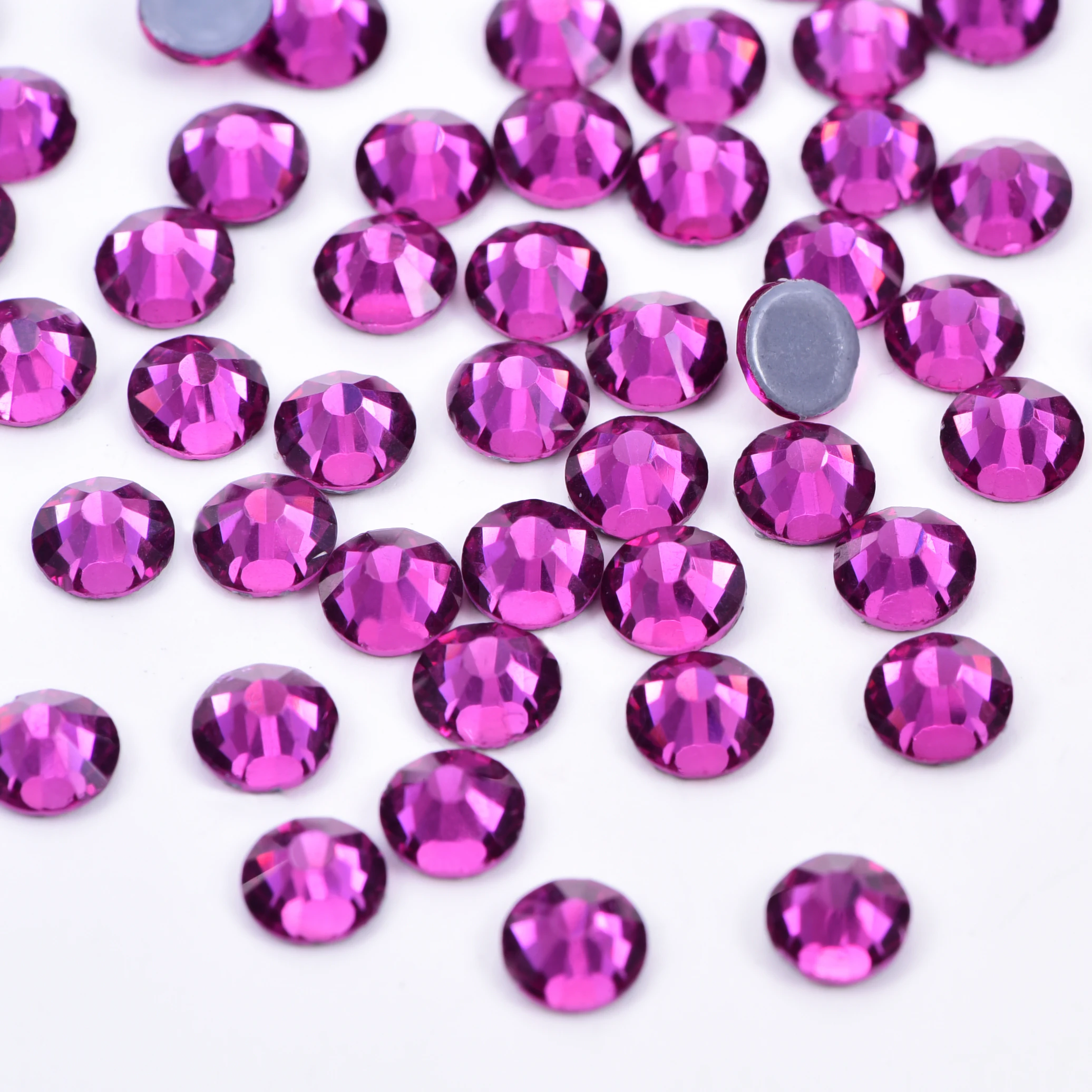 Wholesale 1440pcs/ Bag Rhinestone in Bulk AB Colors Hotfix Flat Back Glass Rhinestones For Clothes Dec