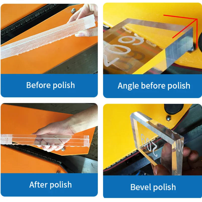 JX 2000 Wholesale Auto Matic Bevel Edge Diamond Polishing Acrylic Sheet