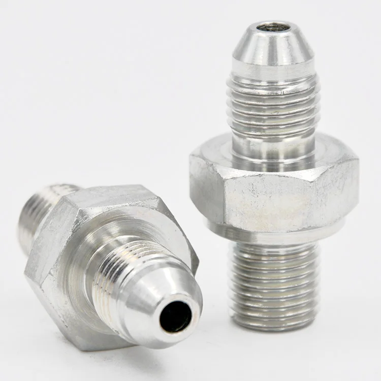 New External Thread Partition Straight Hydraulic Joint Adapter Hydraulic Hose Adapter