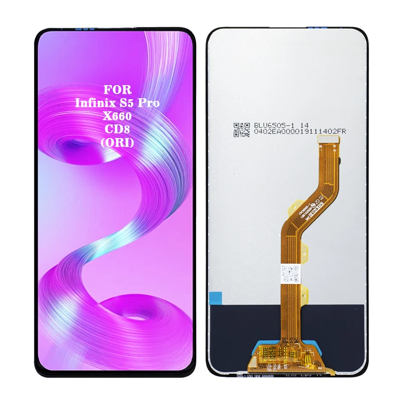 Oem smartphone spare part Ips quality Lcd Screen Display For Infinix S5 Pro X660 X660B X660C