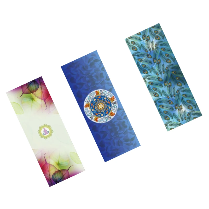Personalized Natural rubber Suede Printed Pu Custom Eco Friendly Tpe Pilates Yoga Mat gymnastic mats yoga mat with strap